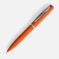 Ручка шариковая Bolt Soft Touch, оранжевая фото 2