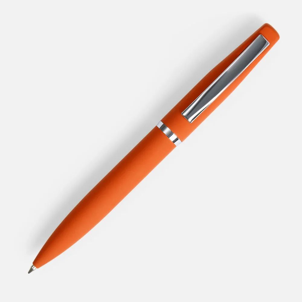 Ручка шариковая Bolt Soft Touch, оранжевая фото 3