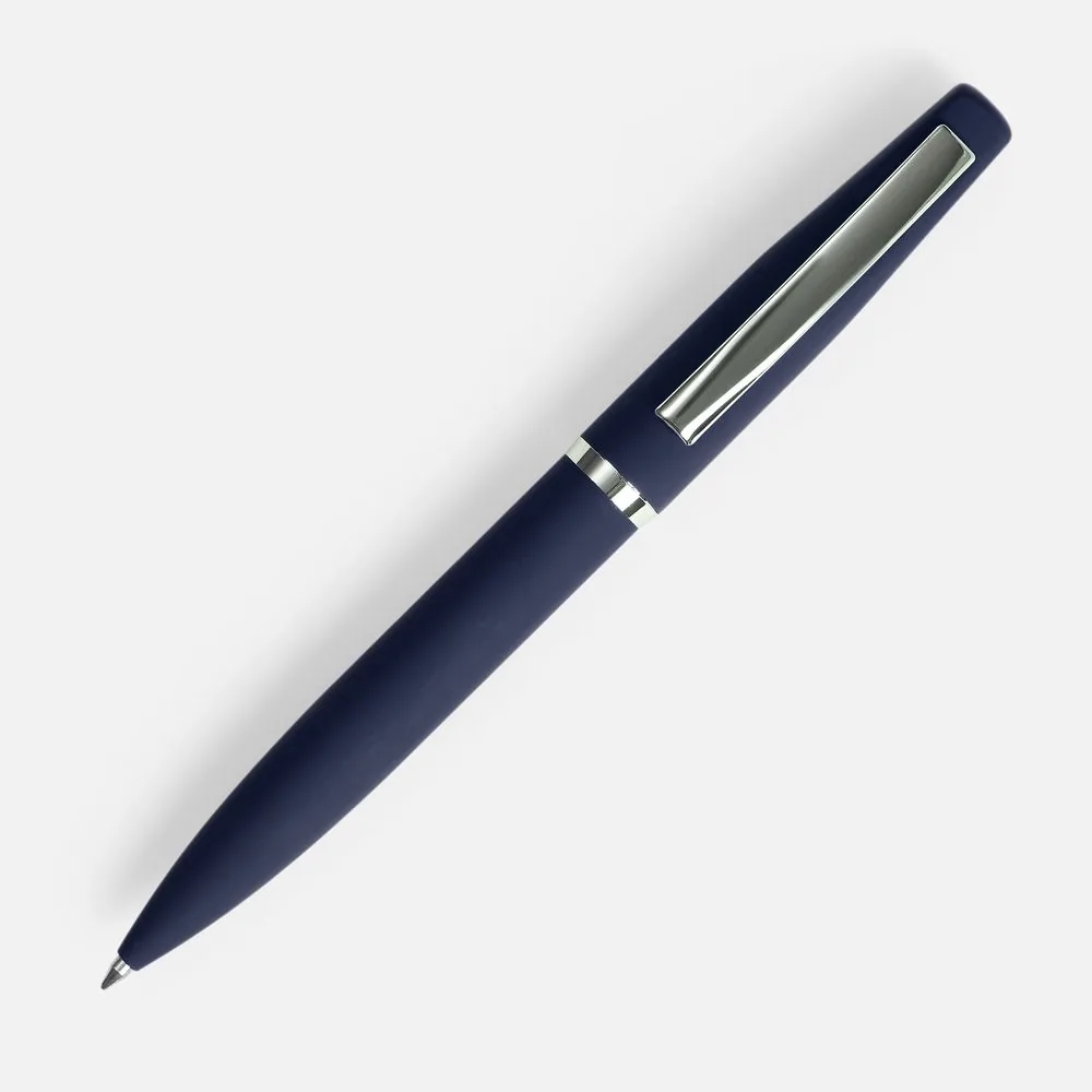 Ручка шариковая Bolt Soft Touch, синяя фото 3