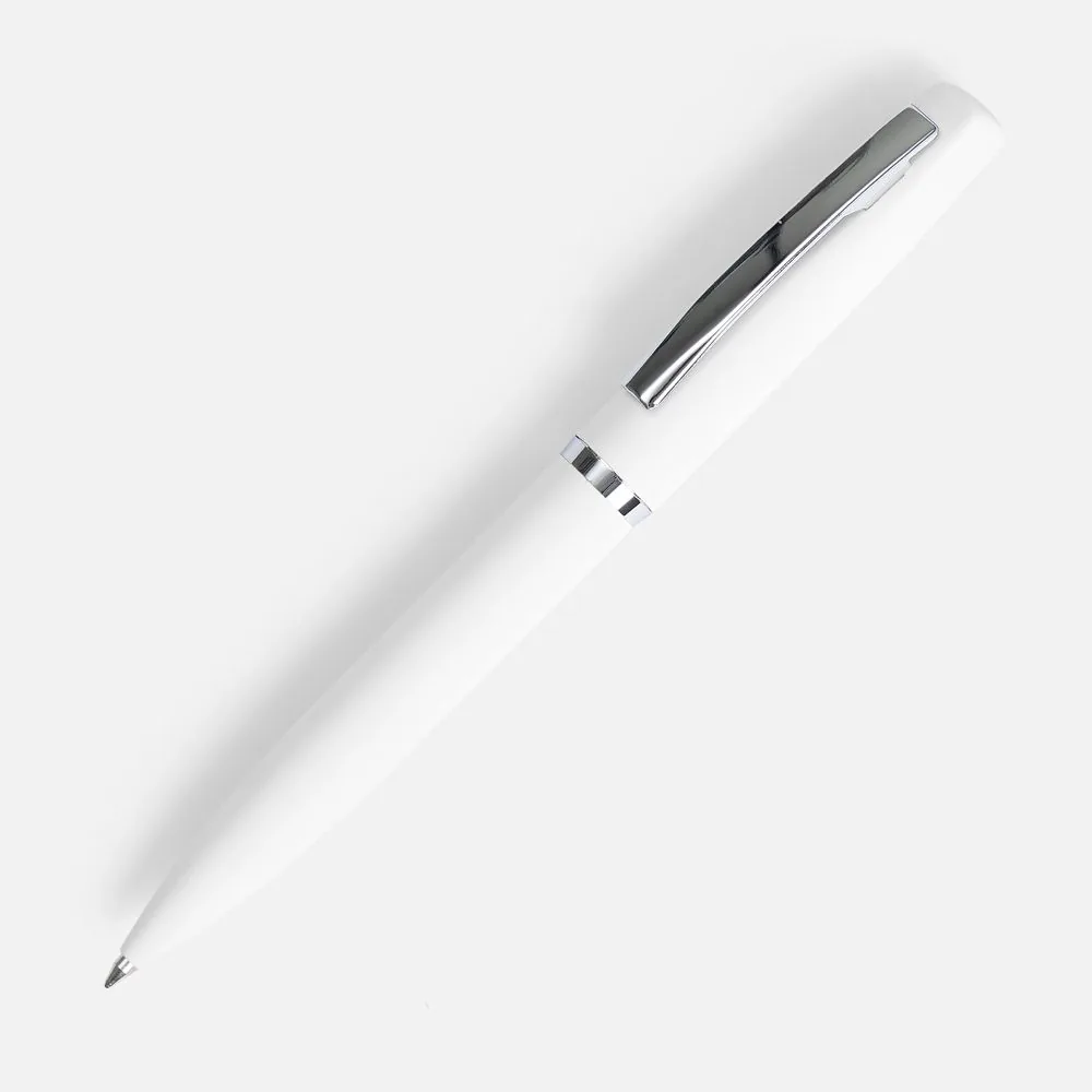 Ручка шариковая Bolt Soft Touch, белая
