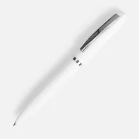 Ручка шариковая Bolt Soft Touch, белая фото 2