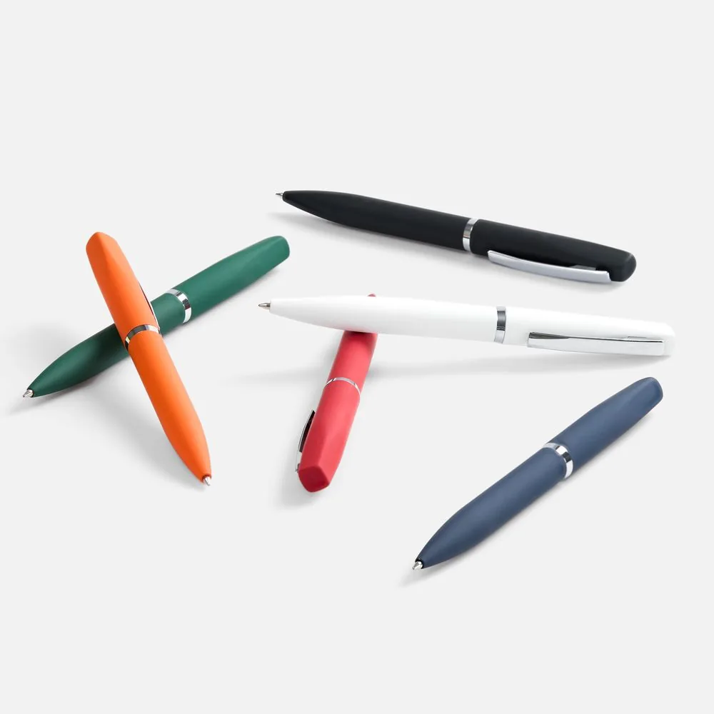 Ручка шариковая Bolt Soft Touch, зеленая фото 6