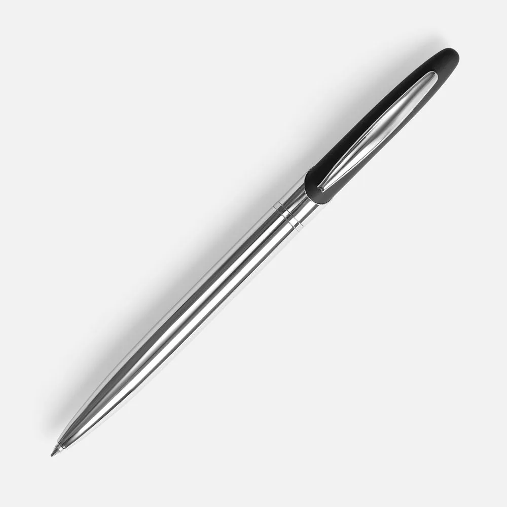 Ручка шариковая Dagger Soft Touch, черная фото 3