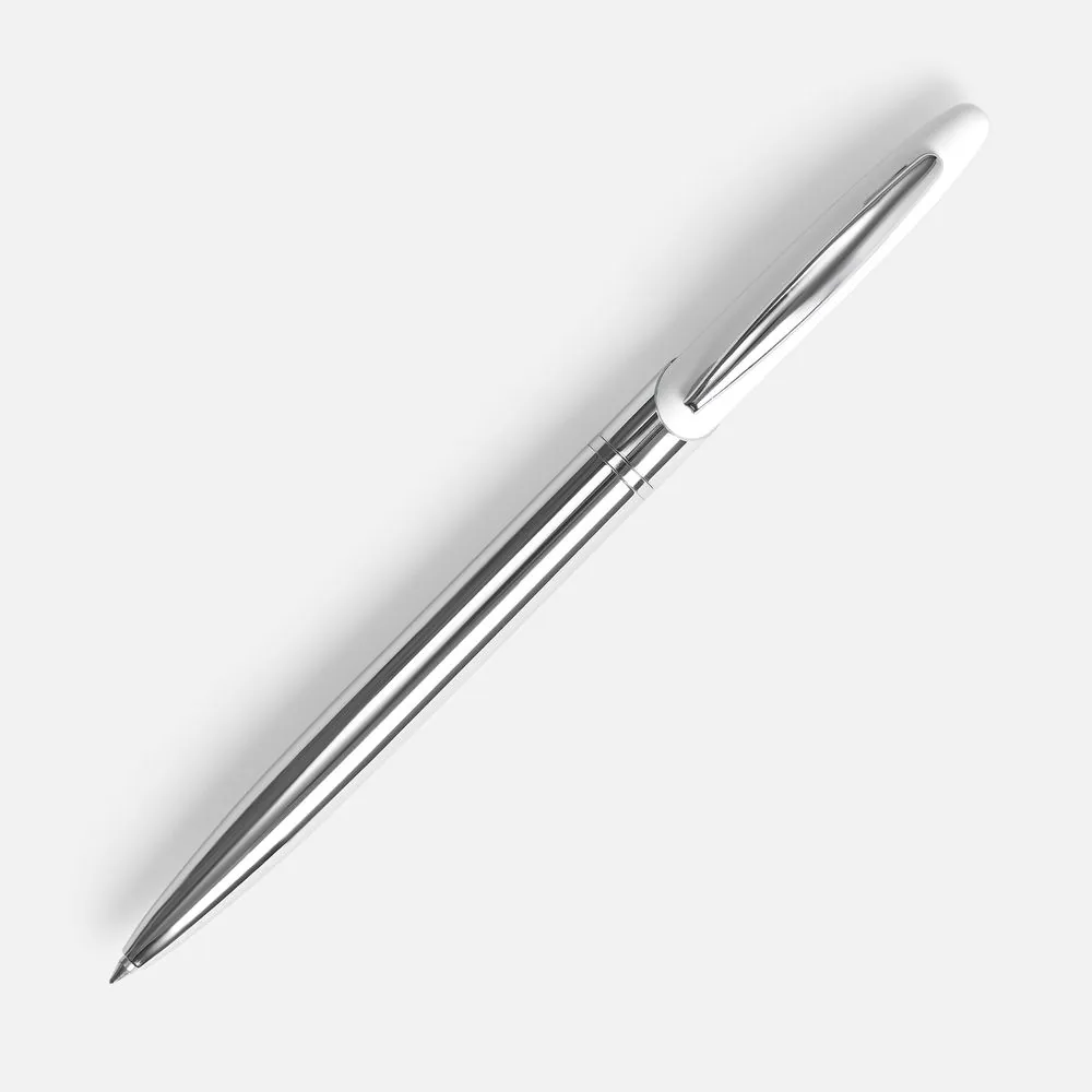 Ручка шариковая Dagger Soft Touch, белая фото 3