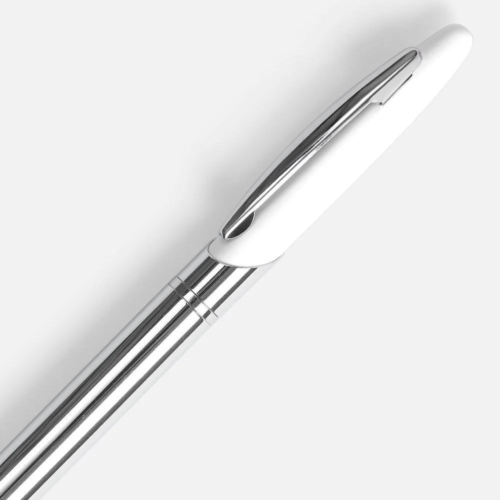 Ручка шариковая Dagger Soft Touch, белая фото 4