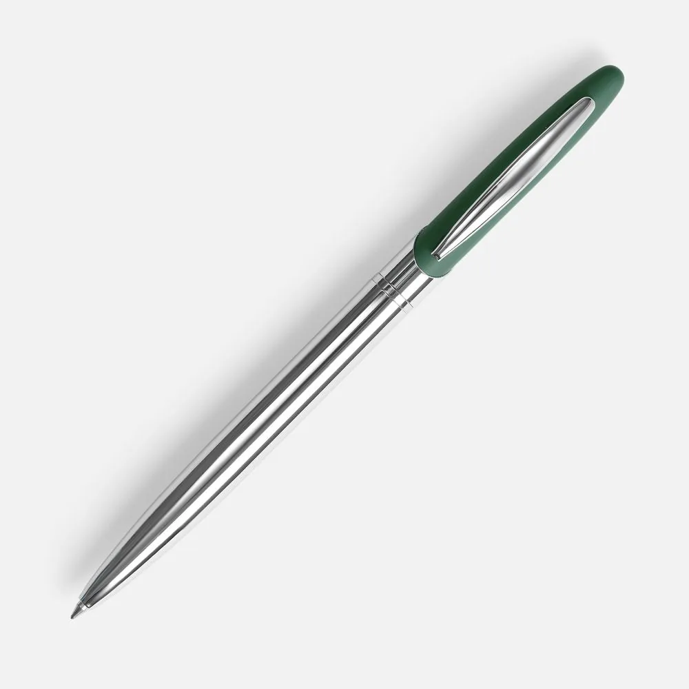 Ручка шариковая Dagger Soft Touch, зеленая фото 3