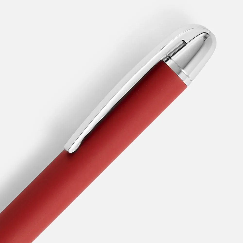 Ручка шариковая Arc Soft Touch, красная фото 4