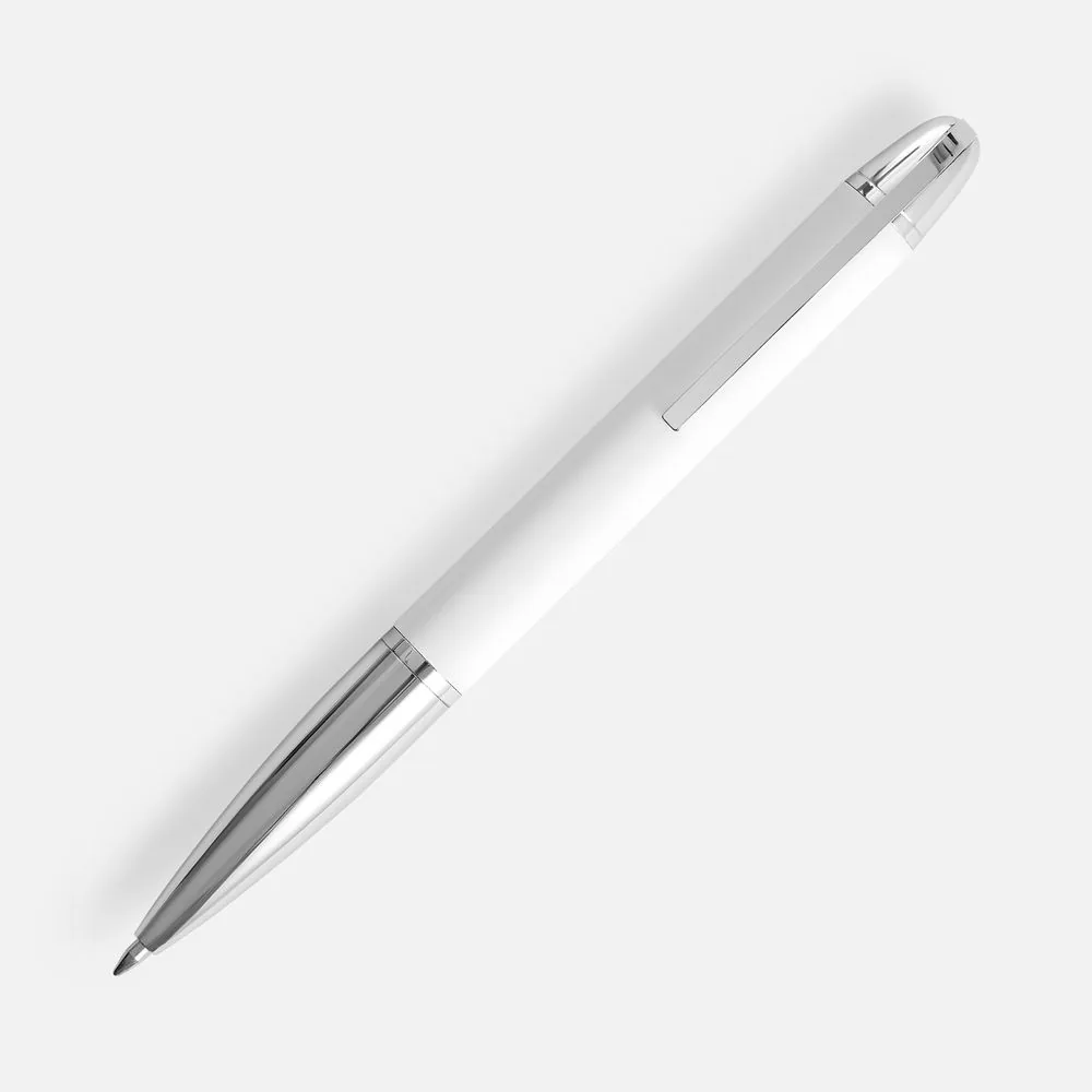 Ручка шариковая Arc Soft Touch, белая фото 3