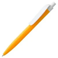 Ручка шариковая Prodir QS01 PMP-P, оранжевая с белым фото 2