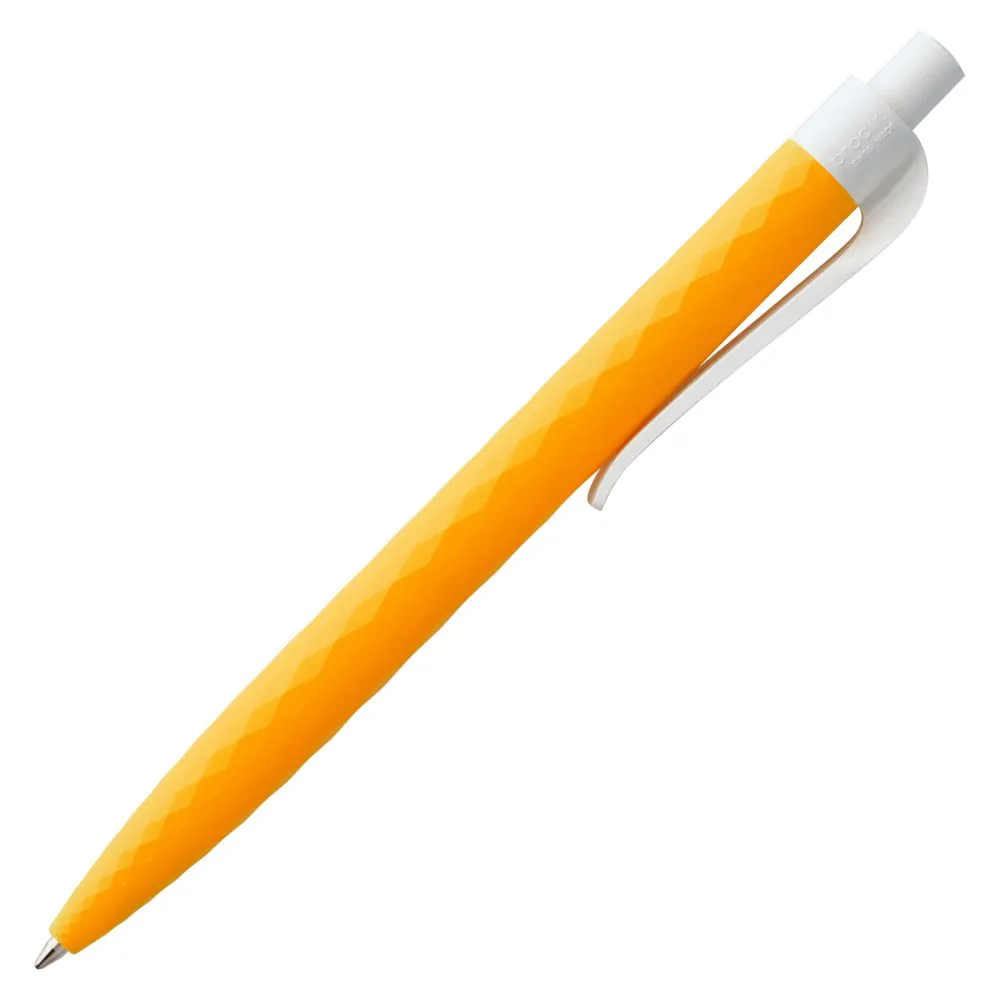 Ручка шариковая Prodir QS01 PMP-P, оранжевая с белым фото 5