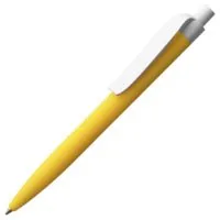Ручка шариковая Prodir QS01 PMP-P, желтая с белым фото 2