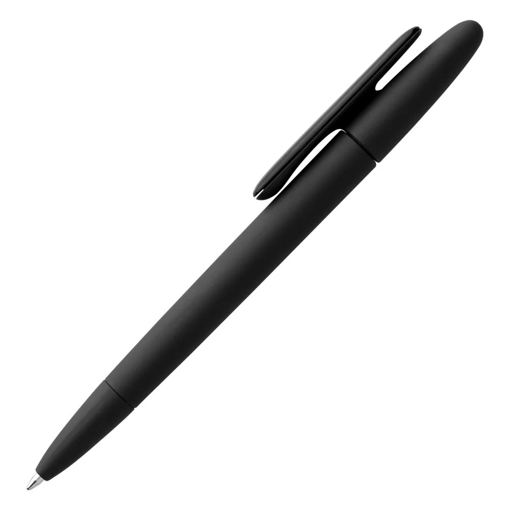 Ручка шариковая Prodir DS5 TRR-P Soft Touch, черная фото 3