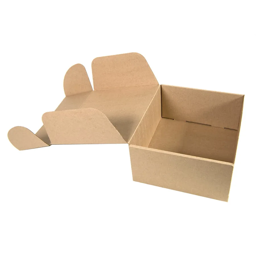 Коробка подарочная Big BOX, размер: 24 x 21 x 11 см  картон МГК бур., самосборная фото 2