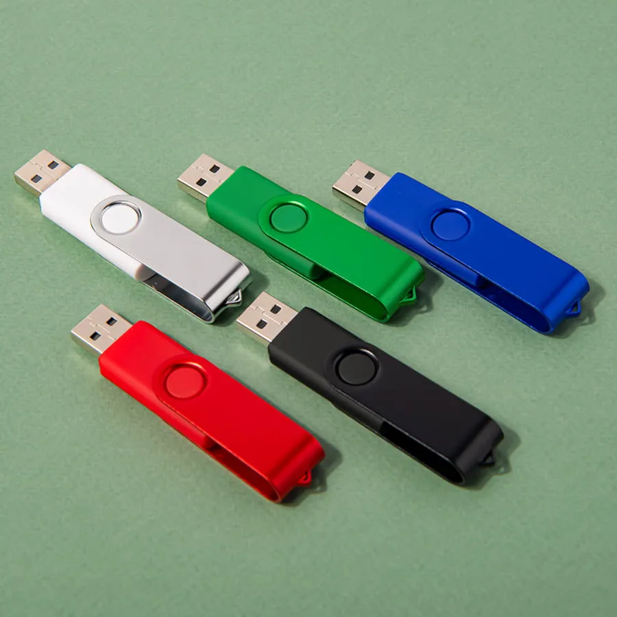 USB flash-карта DOT (16Гб), зеленый, 5,8х2х1,1см, пластик, металл фото 4