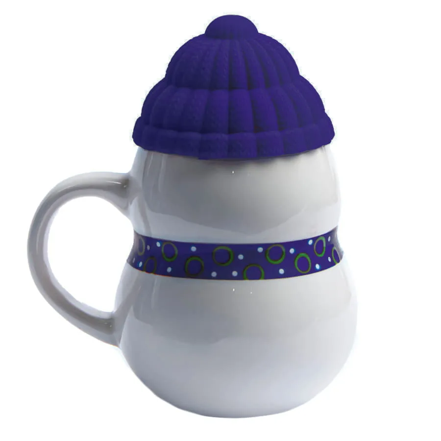 Кружка SNOWMAN с крышкой фото 2