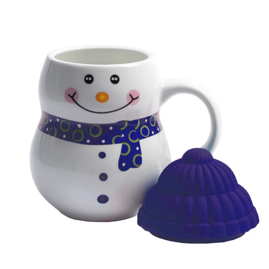 Кружка SNOWMAN с крышкой фото 3