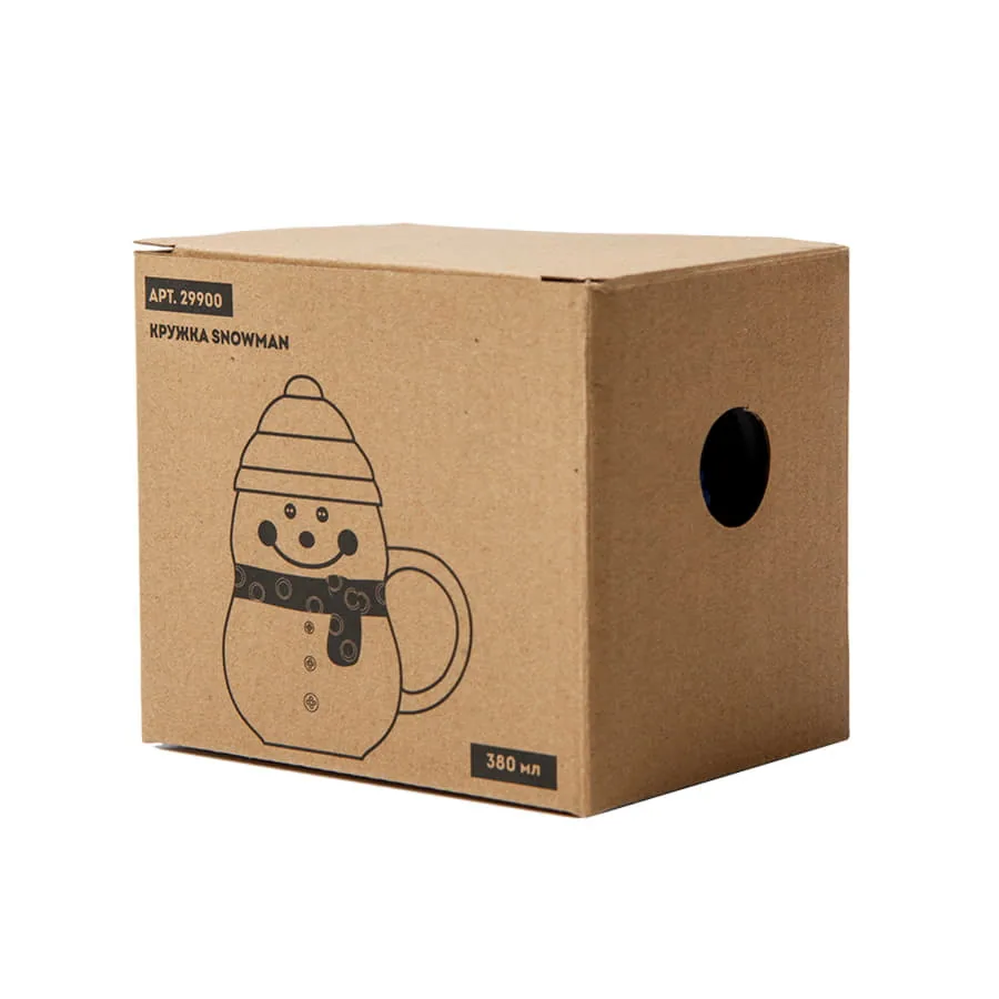 Кружка SNOWMAN с крышкой фото 4