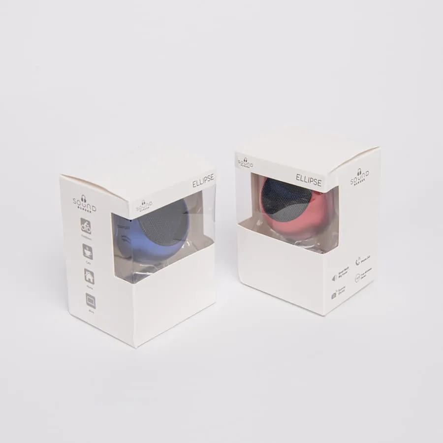 Портативная mini Bluetooth-колонка Sound Burger "Ellipse" красная фото 6