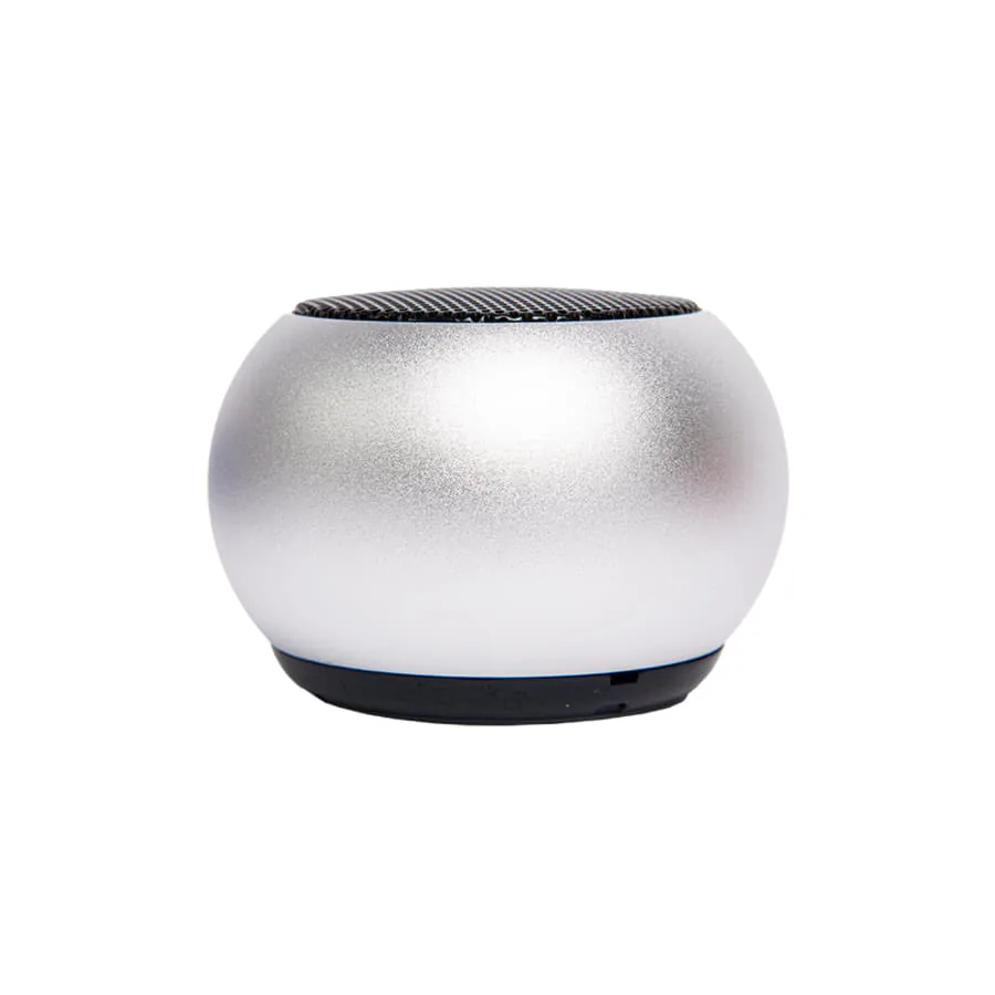 Портативная mini Bluetooth-колонка Sound Burger "Ellipse" серебро фото 2