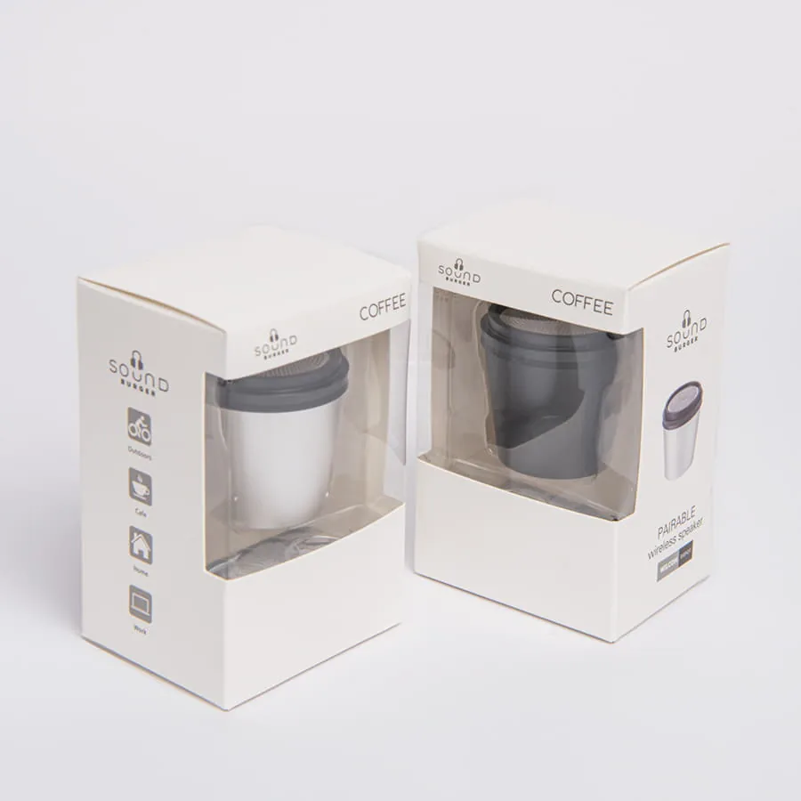 Портативная mini Bluetooth-колонка Sound Burger "Coffee" серебристый фото 6