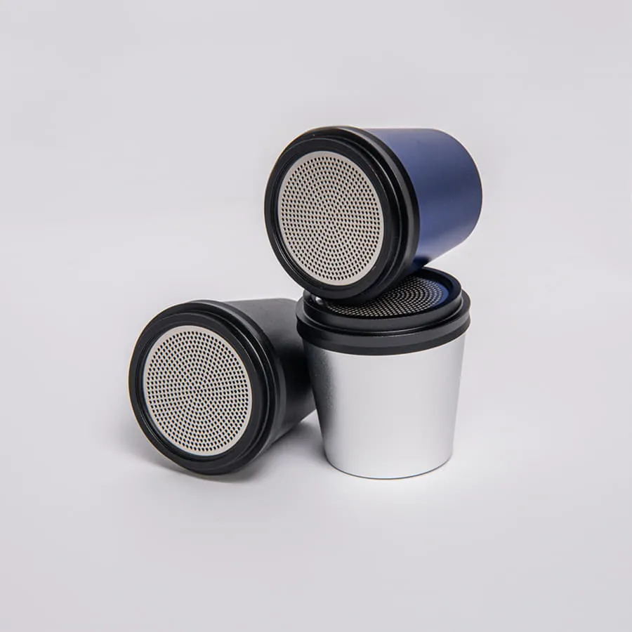 Портативная mini Bluetooth-колонка Sound Burger "Coffee" серебристый фото 7