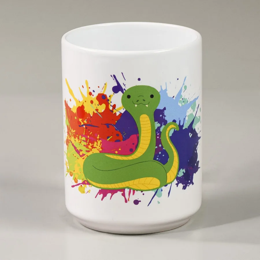 Кружка для сублимации, 425 мл, d=85 мм, премиум, белая фото 2