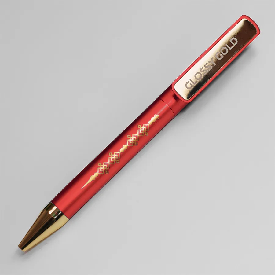 Ручка шариковая GLOSSY GOLD фото 5