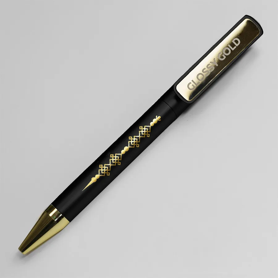 Ручка шариковая GLOSSY GOLD фото 5