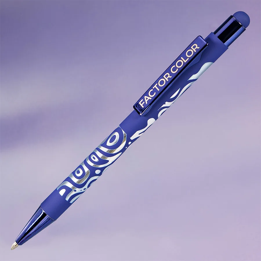 Ручка шариковая FACTOR COLOR со стилусом фото 2