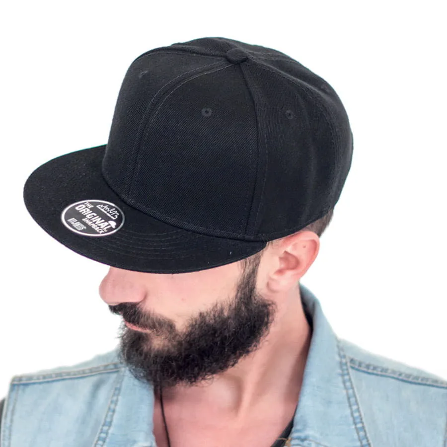 Бейсболка SNAP BACK, 6 клиньев, пластиковая застежка фото 2