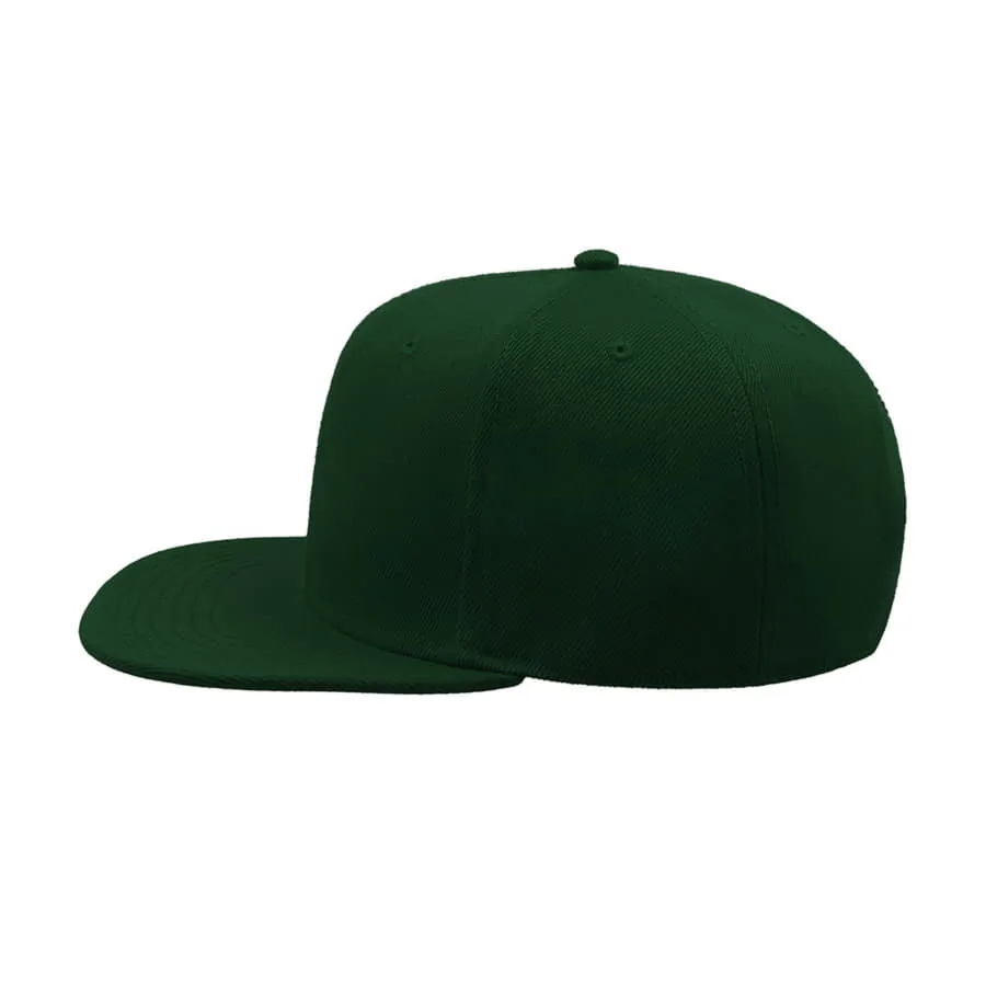 Бейсболка SNAP BACK, 6 клиньев, пластиковая застежка фото 4