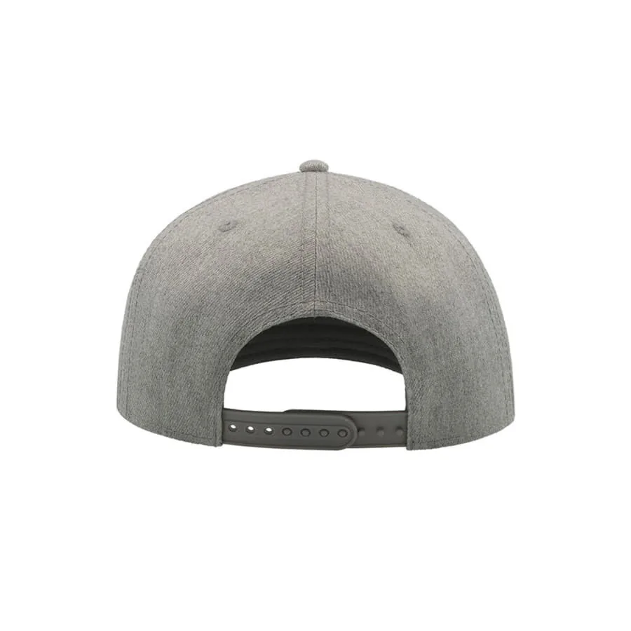 Бейсболка SNAP BACK, 6 клиньев, пластиковая застежка фото 6