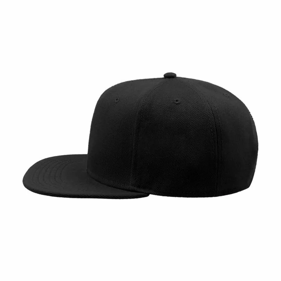 Бейсболка SNAP BACK, 6 клиньев, пластиковая застежка фото 4
