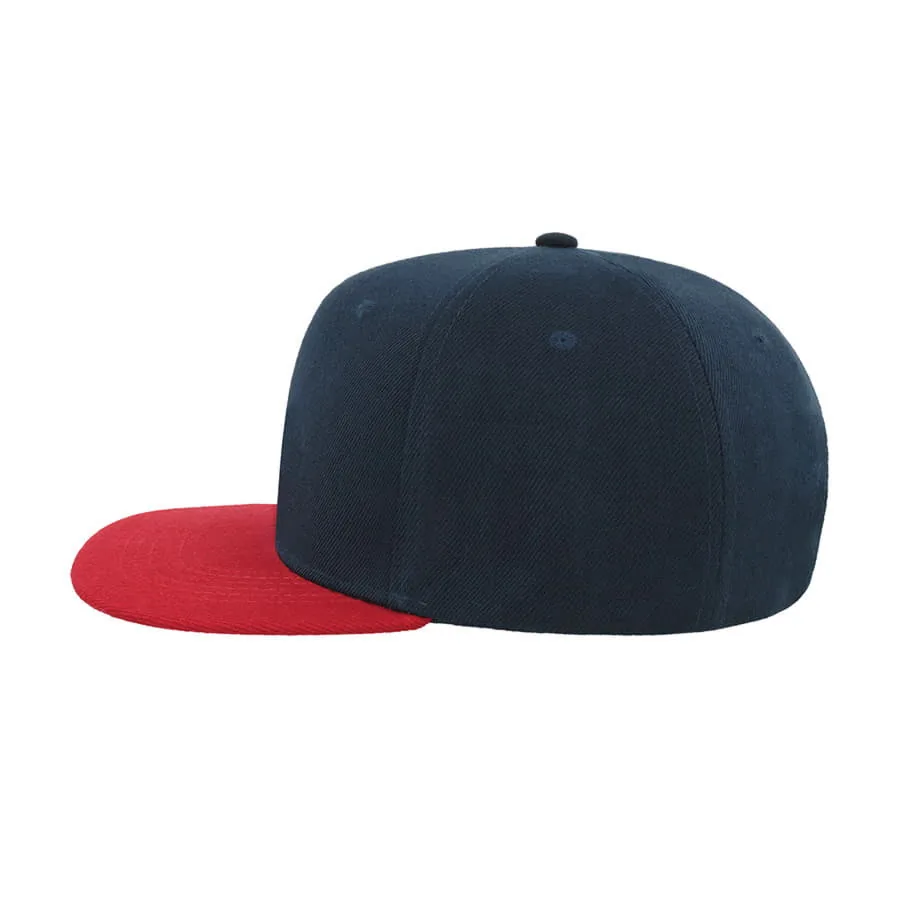 Бейсболка SNAP BACK, 6 клиньев, пластиковая застежка фото 4