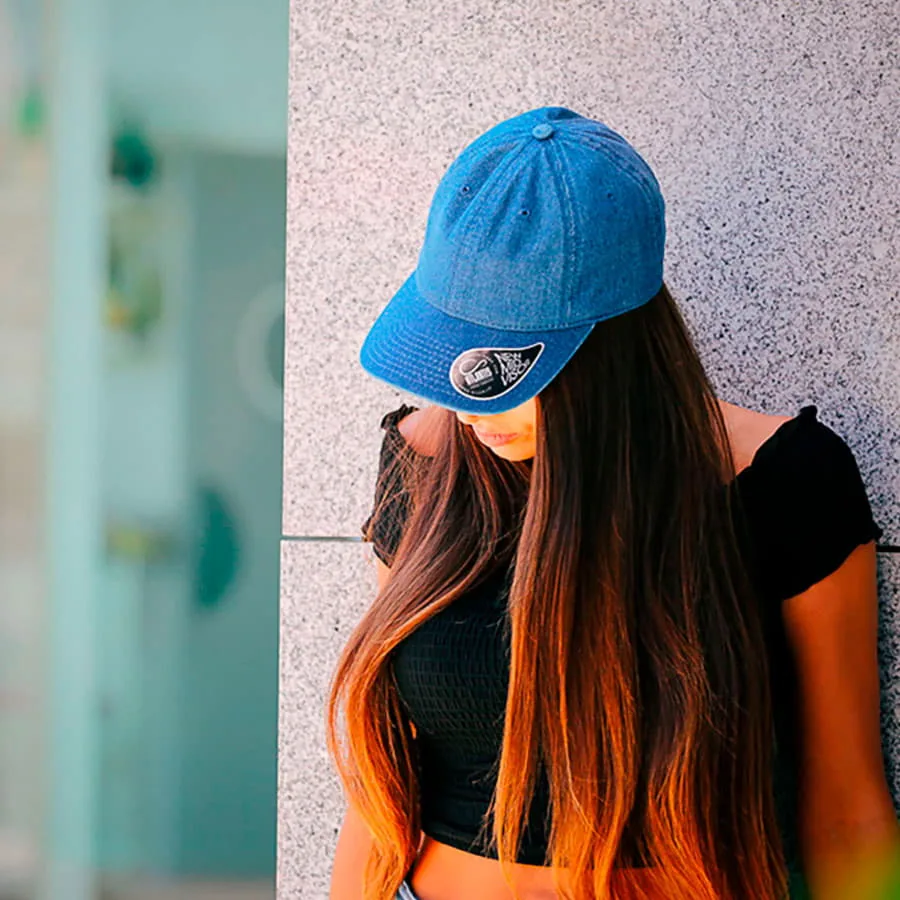 Бейсболка DAD HAT, 6 клиньев, металлическая застежка фото 2