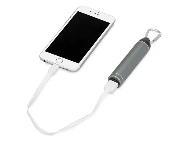 Внешний аккумулятор «Марс» с карабином, 2600 mAh фото 2