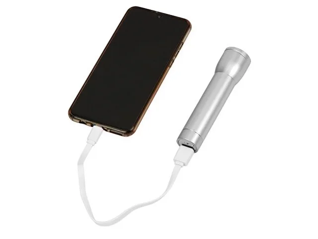 Внешний аккумулятор «Lumi» с фонариком, 3000 mAh фото 2