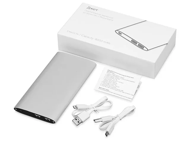 Внешний аккумулятор «Джет», 8000 mAh фото 5