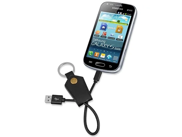 Кабель-брелок USB-MicroUSB «Pelle» фото 4