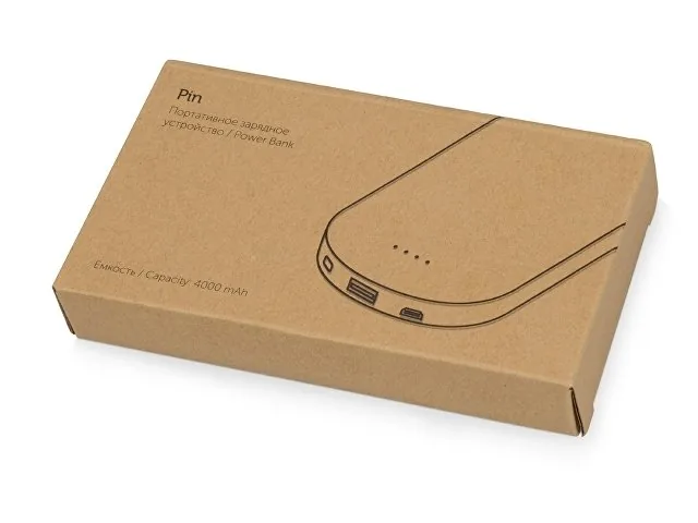 Внешний аккумулятор «Pin» с клипом, 4000 mAh фото 6