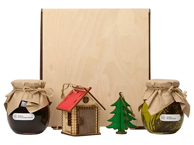 Подарочный набор «Decoration Deluxe» с двумя видами варенья фото 3