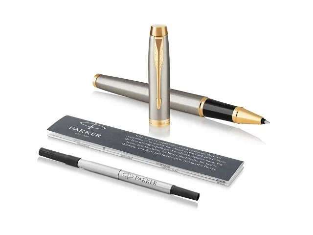 Ручка роллер Parker «IM Core Brushed Metal GT» фото 3