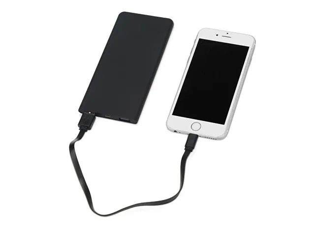 Внешний аккумулятор с подсветкой логотипа «Faros», soft-touch, 4000 mAh фото 2