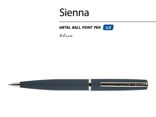 Ручка металлическая шариковая «Sienna», софт-тач фото 2