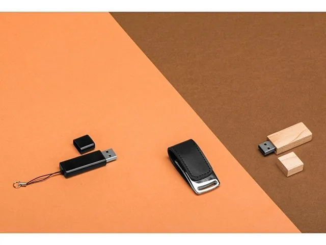 USB-флешка на 16 Гб «Woody» с магнитным колпачком фото 4