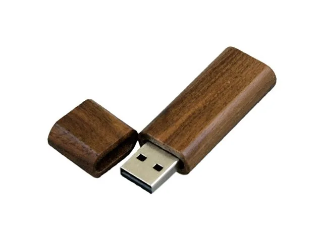 USB 2.0- флешка на 16 Гб эргономичной прямоугольной формы с округленными краями фото 2