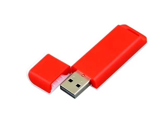 USB 2.0- флешка на 16 Гб с оригинальным двухцветным корпусом фото 2