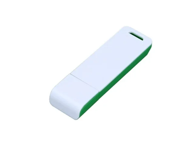USB 2.0- флешка на 16 Гб с оригинальным двухцветным корпусом фото 3