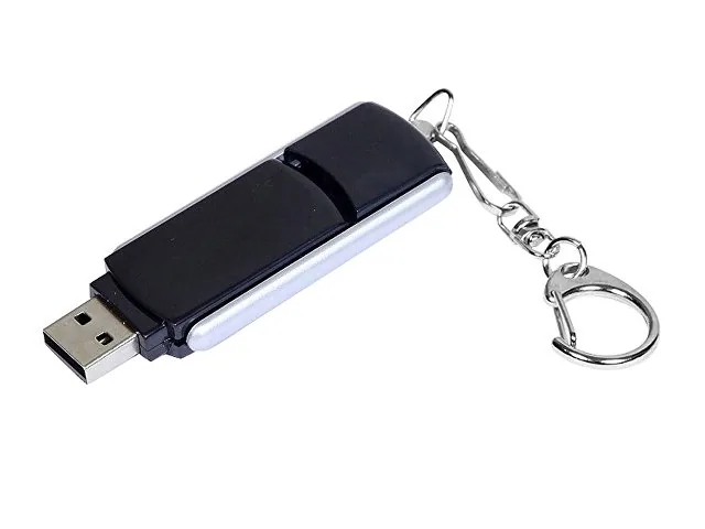 USB 2.0- флешка промо на 16 Гб с прямоугольной формы с выдвижным механизмом фото 2