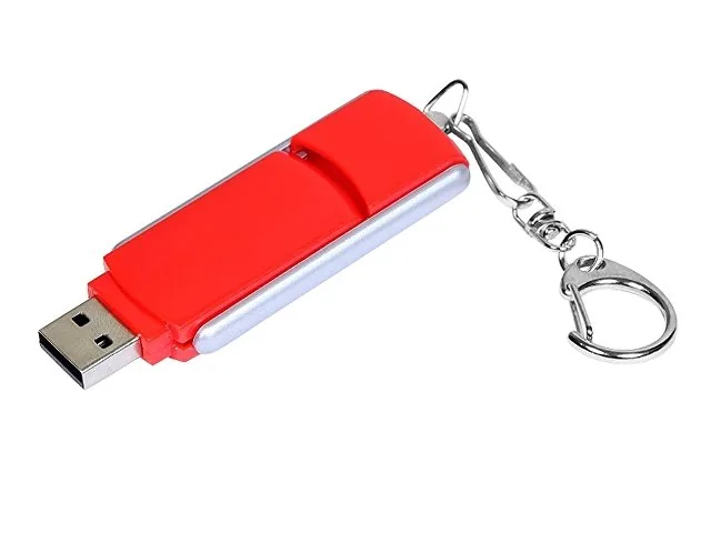 USB 2.0- флешка промо на 16 Гб с прямоугольной формы с выдвижным механизмом фото 2